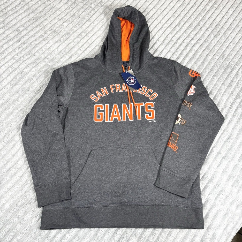 Majestic San Francisco Giants Men's large Pullover Hoodie NEW WITH‎ TAGS